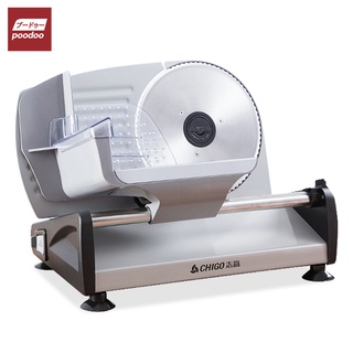 เครื่องสไลด์ เครื่องหั่นหมู-ผัก-ขนมปัง กึ่งอัตโนมัติ Meat Slicer เครื่องสไลด์อเนกประสงค์ ใบมีดสแตนเลส