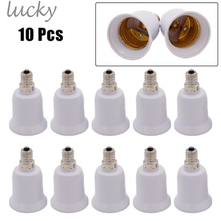 LUCKY~10X E12 to E27 light bulb Adapters Candelabra Chandelier convert Sockets LED#Ready Stock