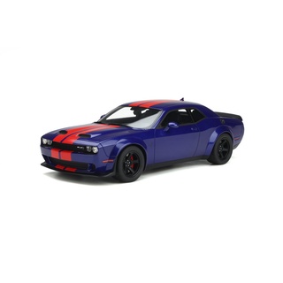 GT Spirit Dodge Challenger Indigo blue/red stripes