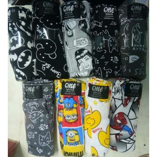 Boxer ขนาด Free size ยี่ห้อ One ผ้านิ่มคอตตอน 100% พร้อมส่ง