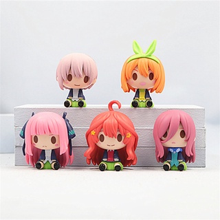 5cm Anime The Quintessential Quintuplets Nakano Ichika Nino Yotsuba Itsuki Cute PVC Action Figure Model Toys