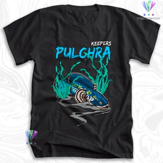 เสื้อยืดโอเวอร์ไซส์เสื้อยืด พิมพ์ลาย Channa PULCHRA KEEPERS Fish | เสื้อยืด พิมพ์ลายปลา Chana Aquascaper เครื่องประดับ ส