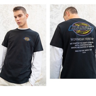 Dickies เสื้อยืดคอกลม แขนสั้น ผ้าฝ้าย พิมพ์ลาย ทรงหลวม สําหรับผู้ชาย และผู้หญิง 2022