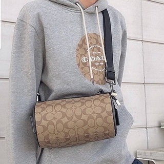 COACH (C2957) BARREL SIGNATURE CANVAS CROSSBODY