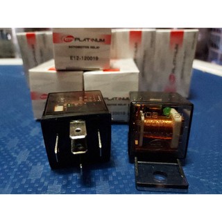 รีเลย12v5ขา60aตัวใสยี่ห้อEP/PLATINUM