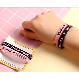 ริสแบนด์ BLACKPINK สร้อยข้อมือ กำไล 2ชิ้น/ชุด (พร้อมส่งจากไทย)