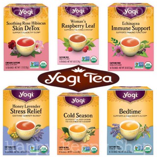 ชา YOGI TEA 🍃40+รส แบบซอง⭐ชุดที่ 2⭐🍵สุดยอดชาออแกนิคเพื่อสุขภาพ ชาสมุนไพร จากอเมริกา🇺🇸 ขายแยกซองคละได้ทั้งร้าน