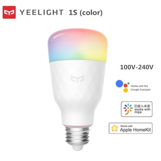 【Global Version】yeelight 1S หลอดไฟ LED E27 8.5W WIFI APP รีโมตคอนโทรล ทํางานร่วมกับ xiaomi mijia apple HomeKit Alexa Assistant SmartThings