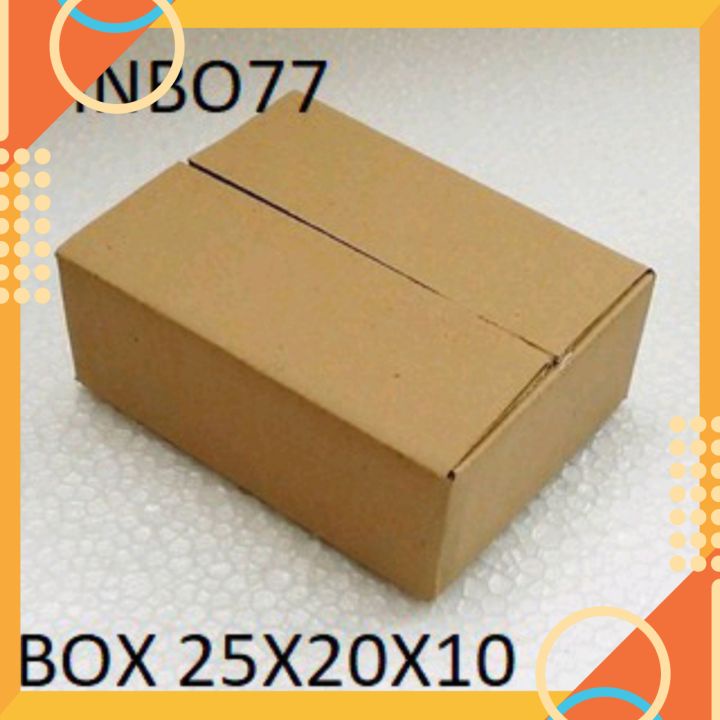 CARTON BOX 25x20x10 - กล่องกระดาษ CHEAP (1 กล่อง)