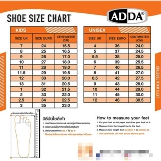💥ส่งฟรี💥Adda รุ่น7F13/7F21 แท้💯% รองเท้าแตะPU ไซส์ 35-45