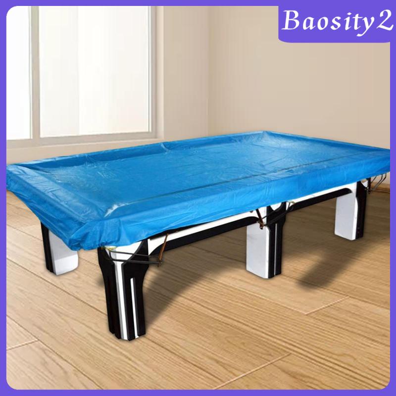 [Baosity2] 7ft/8ft/9ft/10ft/12ft Heavy Duty Billiard Pool Table Cover (สีน้ําเงิน)