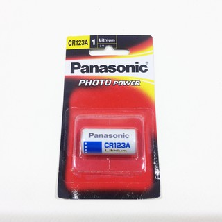 Panasonic ถ่านกล้องถ่ายรูป CR123A Lithium 3V (1 ก้อน)