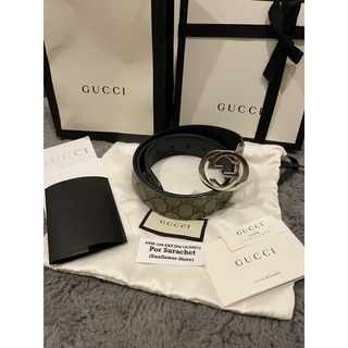 Gucci belt อุปกรณ์ครบมีใบเสร็จ