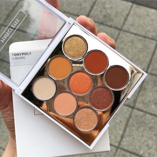 พร้อมส่ง/ของแท้ ❤️ TonyMoly Perfect Eyes Mood Eye Palette สี 03 Fire Mood