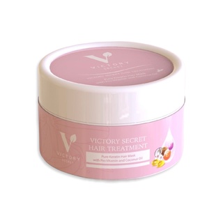 ทรีทเม้นท์เคราตินสด Victory secret ทรีทเม้นท์บำรุงผม ลดผมร่วงผมบาง สลวยเงางาม เร่งผมยาว ขนาด 100 ml.