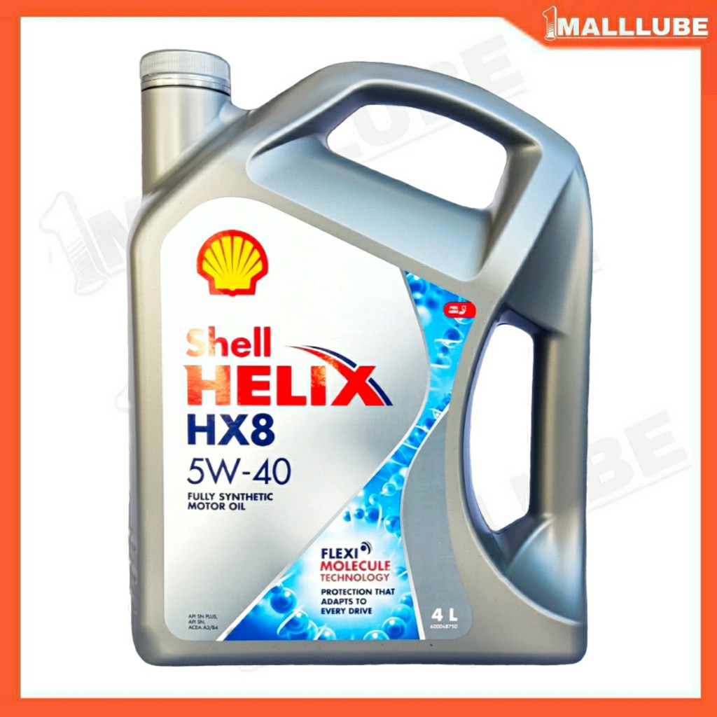 Shell HELIX HX8 น้ำมันเครื่องรถยนต์ Shell Helix HX8 5W40 สังเคราะห์แท้