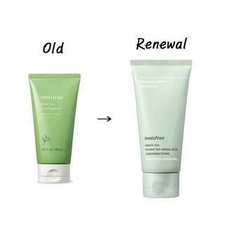 Innisfree Green Tea Amino Hydrating Cleansing Foam 30ml, 50ml, 80ml, 150ml