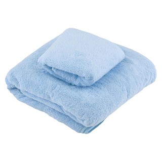 TOWEL SET HOME LIVING STYLE BONNIE BLUE (2PCS/PACK) ชุดผ้าขนหนู  STYLE BONNIE สีฟ้า (2 ชิ้น/แพ็ค) ผ้าเช็ดตัว ผ้าเช็ดตัวแ