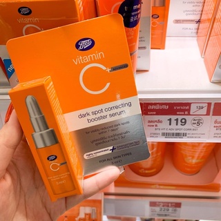 ใหม่ล่าสุด | BOOTS VITAMIN C แอดวานซ์ ดาร์ค สปอต คอร์เร็คติ้ง บูสเตอร์ ซีรั่ม 5 มล.