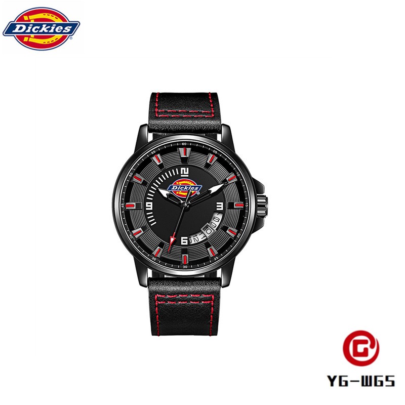 นาฬิกาผู้ชาย American Dickies Watch Fashion Leisure Waterproof Men's Watch Quartz Watch Steel Belt M