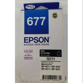 📌Epson ink677สีดำ▪โละ▪พร้อมส่งค่ะ