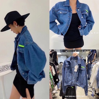 NEW :: jacket denim 🇰🇷 มาเพิ่มรอบ 2 เสื้อยีนส์เเขนยาว งานชนช้อปเกาหลี ตัวนี้งานนำเข้า 💯 ใส่สวย ดูเเพง ดูโคเรีย