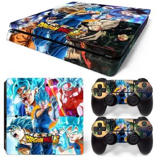 สติ๊กเกอร์ไวนิลรูปลอกสำหรับ Playstation 4 Slim PS 4 Slim-DRAGON BALL Super