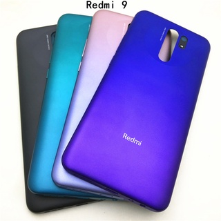 ฝาครอบแบตเตอรี่ ด้านหลัง สําหรับ Xiaomi Redmi 9 Xiaomi Redmi 9A