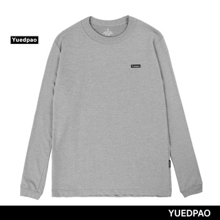 Yuedpao เสื้อยืด Sweater แขนยาว รับประกันไม่ย้วย 2 ปี เสื้อยืดสีพื้น Sweater_สี Dark Gray