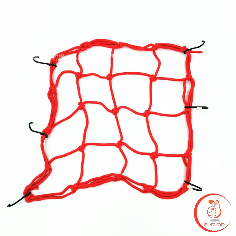 ตาข่าย ตาข่ายคลุมตะกร้าหน้ารถ ตาข่ายหน้ารถอเนกประสงค์  motorcycle fuel tank net bag - รูปที่ 5