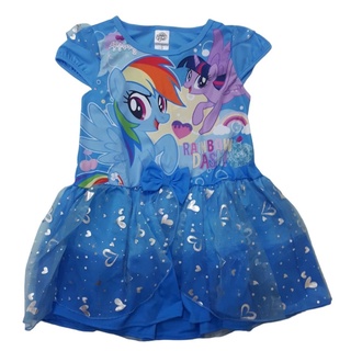 เสื้อผ้าเด็กลิขสิทธิ์แท้พร้อมส่ง เด็กผู้หญิง ชุดกระโปรง ชุดเดรส  My Little Pony MLP215-48 มายลิตเติ้ลโพนี่ BestShirt