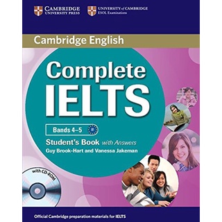 DKTODAY หนังสือ COMPLETE IELTS BAND 4-5:SB.WITH ANS.&amp; CD-ROM