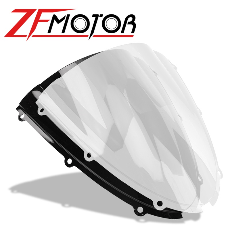 Motorcycle Windshield Windscreen Air Wind Deflector For KAWASAKI ZX6R 2005 2006 2008 ZX10R 2007 2008