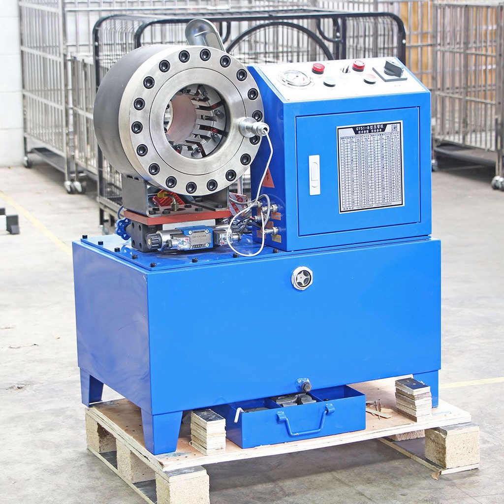 Hydraulic crimping machine เครื่องอัดสายไฮดรอลิค สำหรับรถใหญ่ รถขุด รถตัก รถเครน 220V 3KW