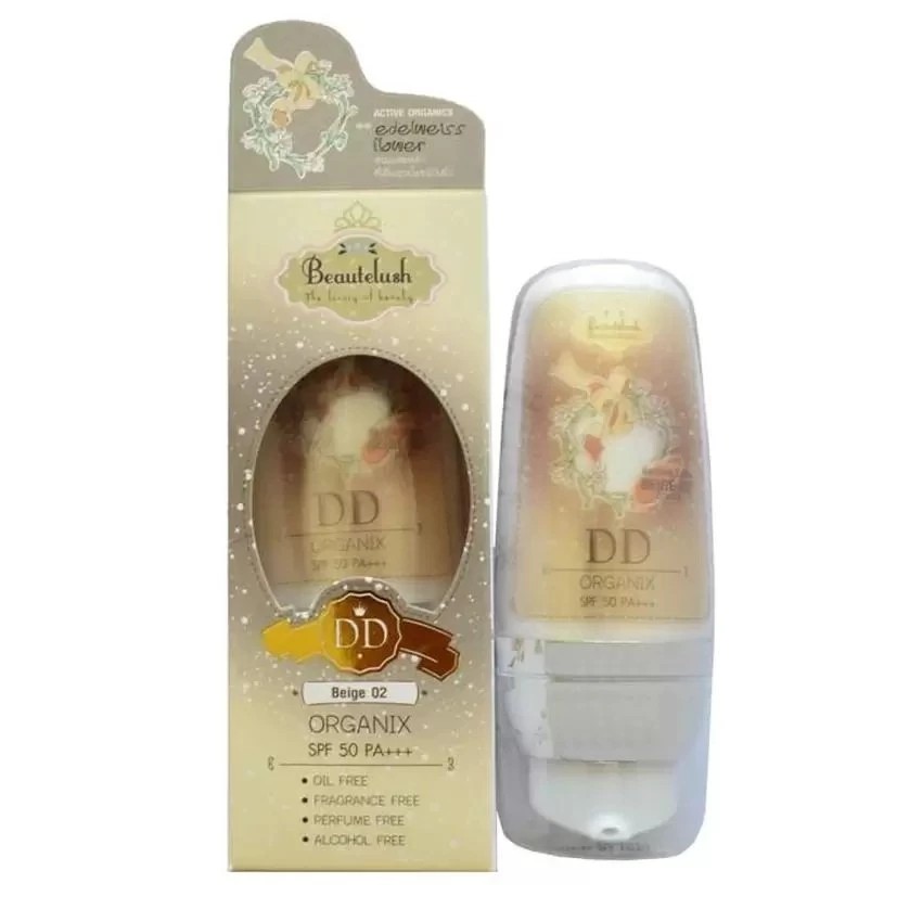 Beautelush DD Cream SPF50 PA+++ #Natural Look Beige 02 สำหรับผิวสองสี