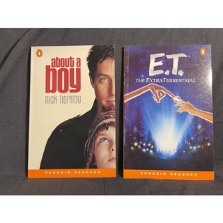 หนังสือ (มือสอง) หนังสือฝึกอ่านภาษาอังกฤษ ศัพท์ง่าย about a boy + E.T