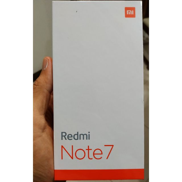 Xiaomi Redmi Note 7  สีดำ 4/128 ของใหม่ยังไม่แกะซีล ประกันศูนย์ไทย