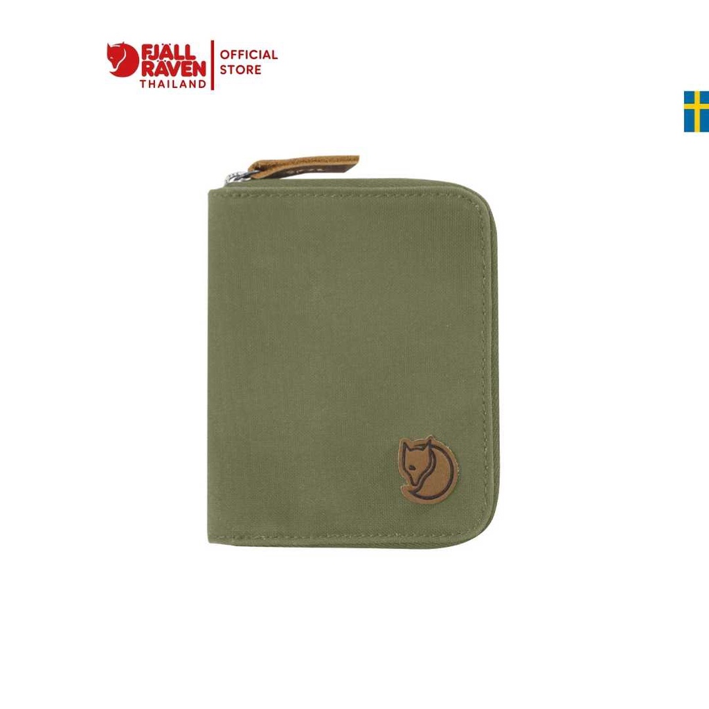 Fjallraven /Zip Wallet /กระเป๋าสตางค์ใส่เงิน ใส่บัตร/เหรียญ ทำจากผ้า G1000 ซิปรอบ แบรนด์สวีเดน