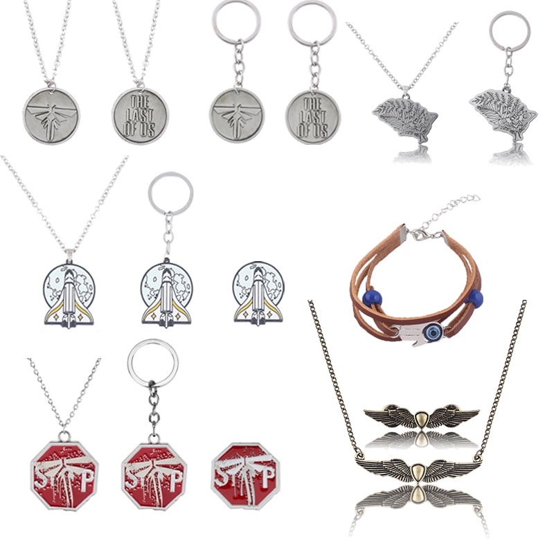วิดีโอเกม PS4 The Last of Us Firefly Dog Tag สร้อยคอและจี้ Last Of US สร้อยคอเครื่องประดับอุปกรณ์เสร