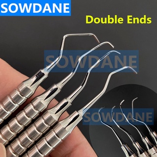 1 piece Dental Tooth Cleaning Scaler Dental Gracey Curette Periodontal Bone Curettes Perio Dental Instrument Tool Hand u