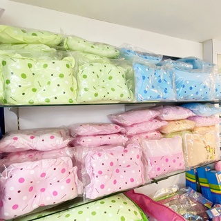 [1ใบ] หมอนเด็ก หมอนหหนุน หมอนหลุม ผ้าคอตตอน ขนาด 9 x 11.5 นิ้ว ATTOON Baby Cotton Pillow ; 1 piece