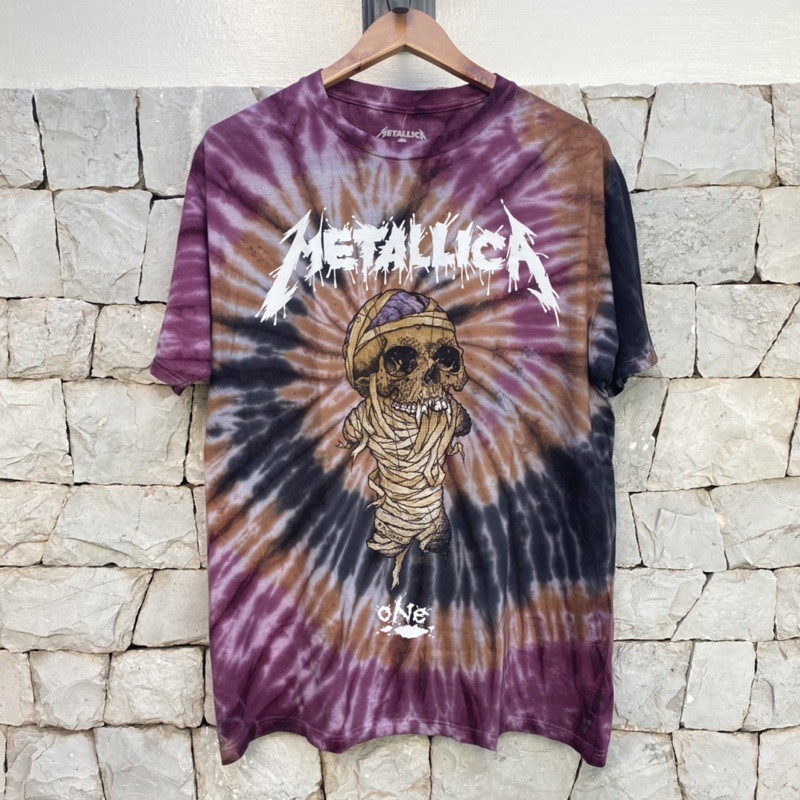 เสื้อวง METALLICA มัดย้อม ลิขสิทธิ์แท้ จาก USA