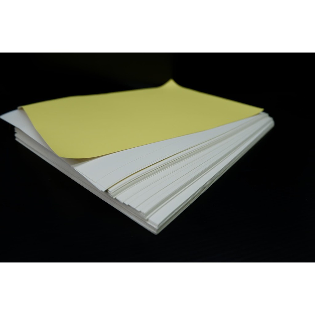 (80แผ่น/1ห่อ) แผ่นกระดาษสติกเกอร์A4 - รูปที่ 4