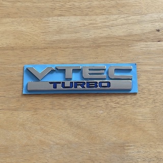 โลโก้ VTEC TURBO ตัวหนังสือฝาท้าย