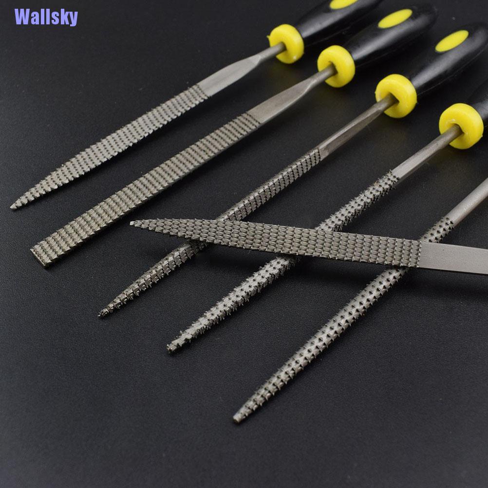 Wallsky ชุดเครื่องมือแกะสลักไม้ 5X140 มม. 6 ชิ้น - wallsky.th - ThaiPick