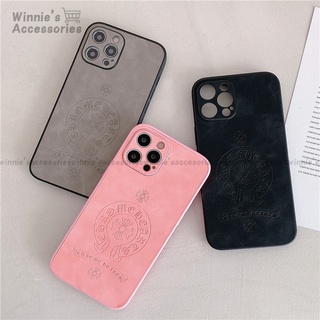 Chrome Hearts เคส iPhone 13 12 Case สำหรับ iPhone 11 Pro Max X XS Max XR 7 8 Plus Chic Casing Soft Cover