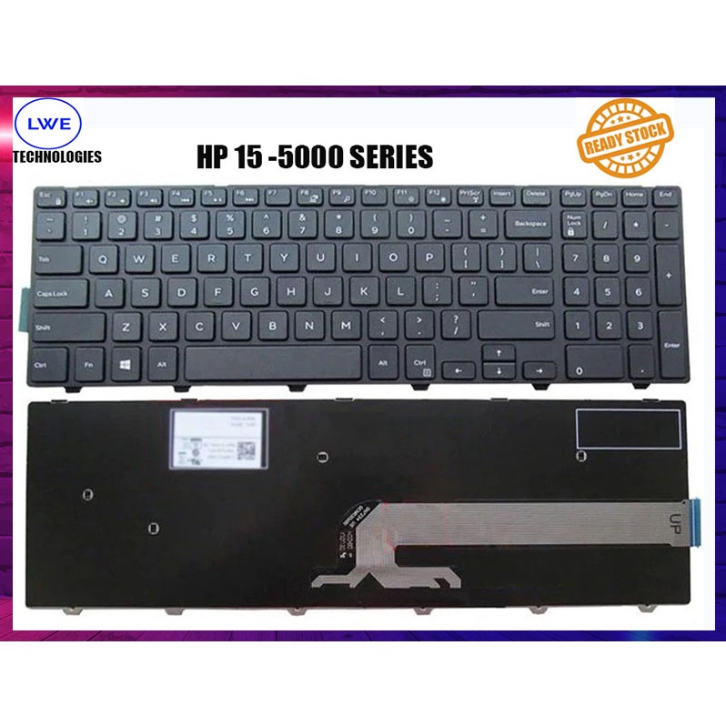 Dell 5740 15 5000 P511F 15-5000 15 3000 15-3000 G7P48 0G7P48 NSK-LR0BW 01 0KPP2C MP-13N7 แป้นพิมพ์แล