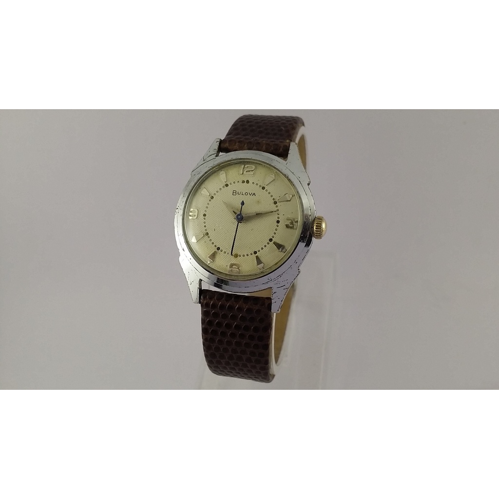 BULOVA MEN'S VINTAGE 17 JEWELS NO.56 (ไขลาน)