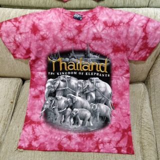 เสื้อยืด Thailand ลายช้าง สกรีนสีอย่างดี