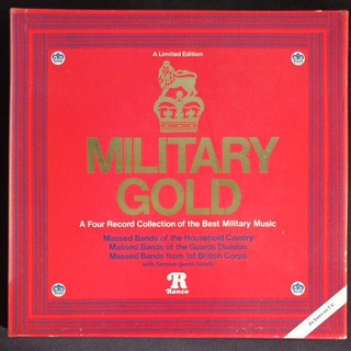 แผ่นเสียง 12 นิ้ว boxset 4LP รวมเพลงมาร์ช ชุดMilitary Gold  A Limited Edition ทดลองฟังได้ครับ